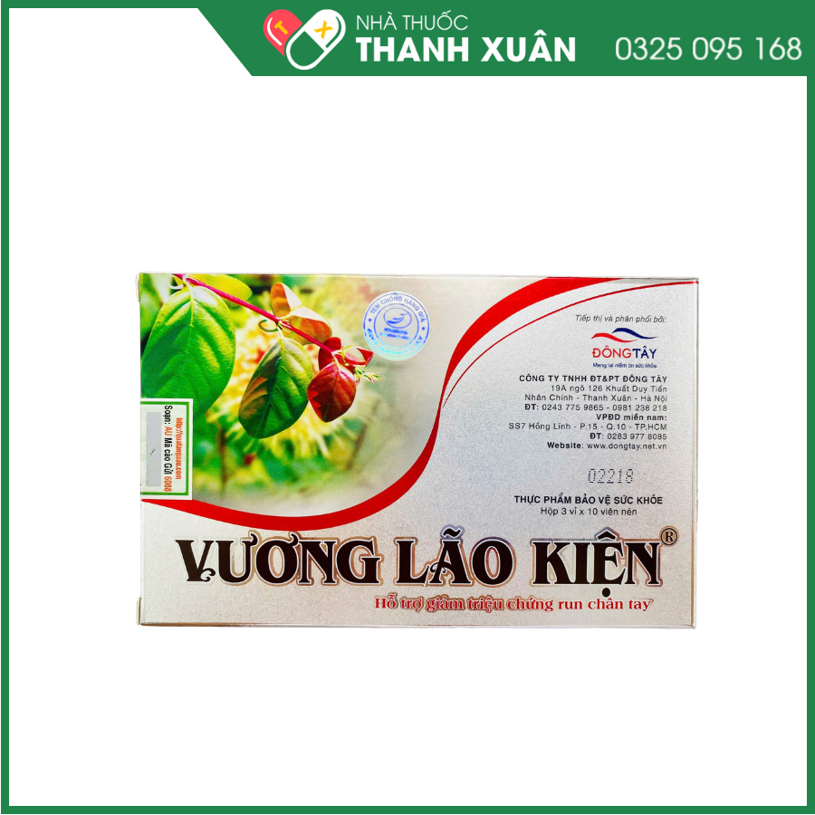Vương lão kiện hỗ trợ giảm triệu chứng run chân tay
